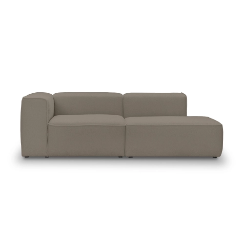 Luss modulares Sofa 220x100 cm Kaffee Boucle I MONONI.PL