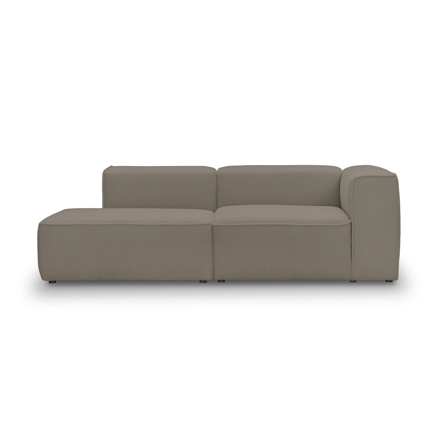Sofa modułowa  Luss 220x100 cm kawowa boucle I MONONI.PL
