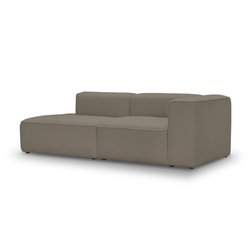 Luss modulares Sofa 220x100 cm Kaffee Boucle I MONONI.PL