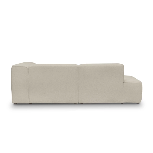 Sofa z podłokietnikiem Luss 220x100 cm jasnobeżowy boucle|MONONI.PL