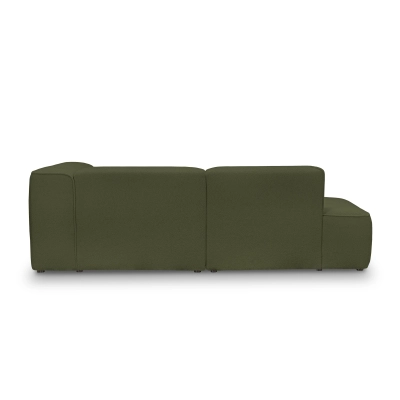 Nowoczesna sofa modułowa  Luss 220x100 cm oliwkowa boucle I MONONI.PL