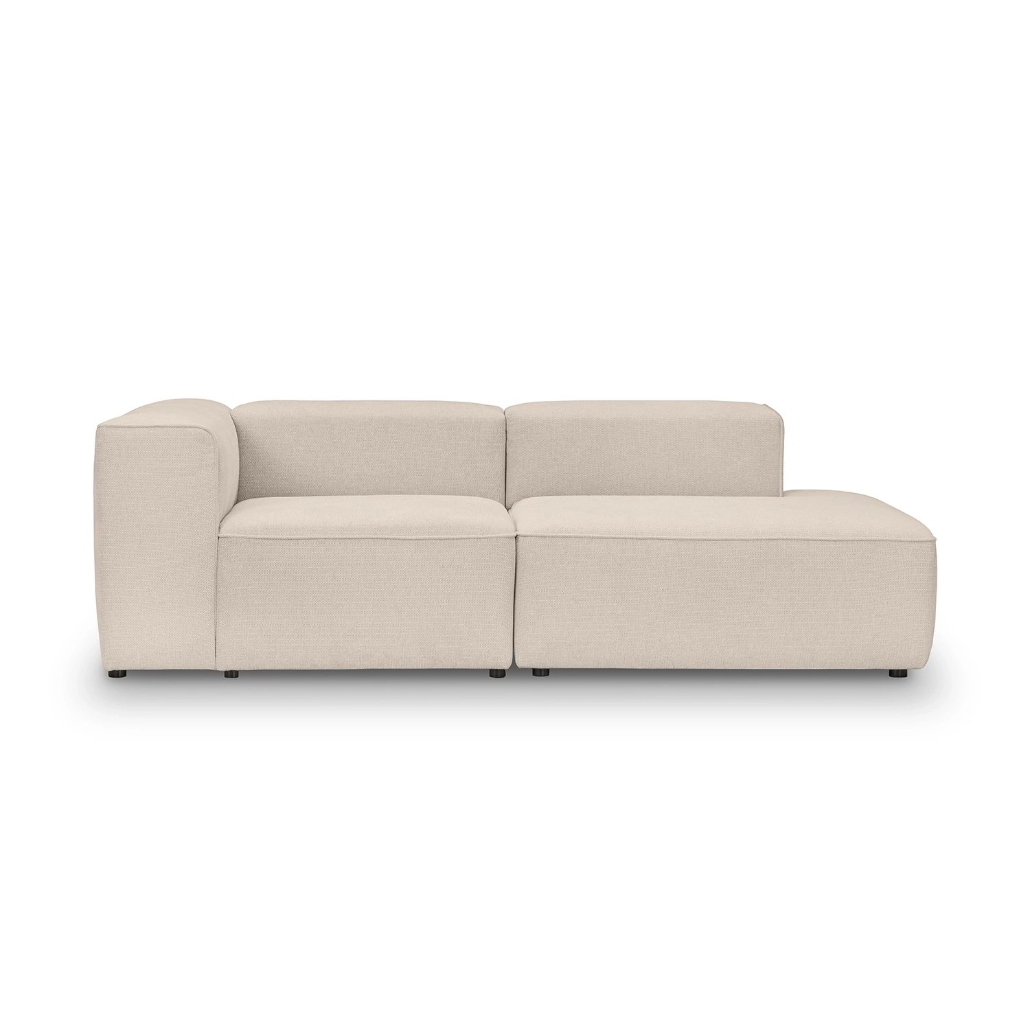 Sofa modułowa 2 osobowa 220x100 cm Luss beżowy szenil I MONONI.PL