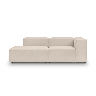 Sofa modułowa 2 osobowa 220x100 cm Luss beżowy szenil I MONONI.PL