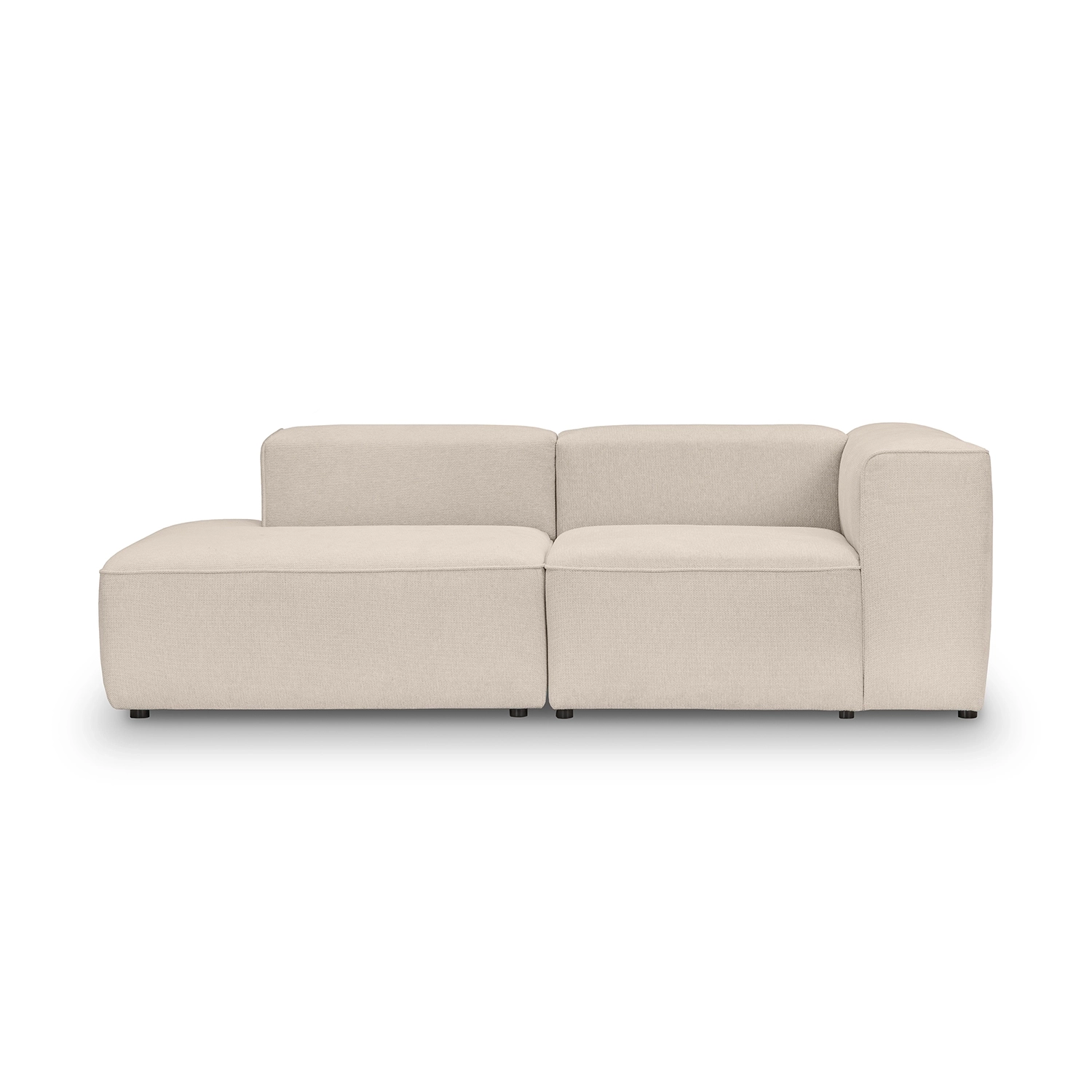 Sofa modułowa 2 osobowa 220x100 cm Luss beżowy szenil I MONONI.PL