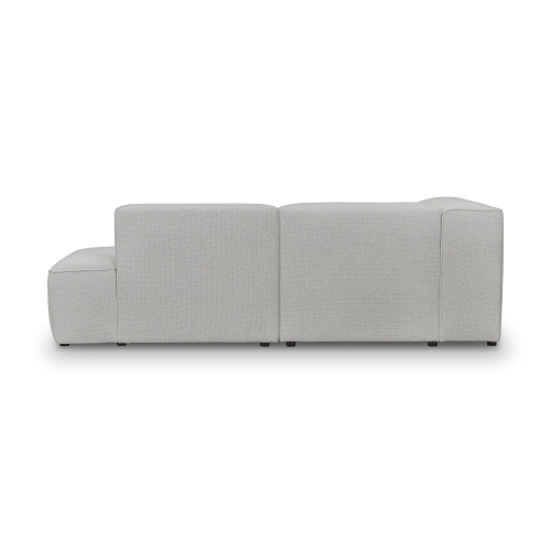 Modulares 2-Sitzer-Sofa 220x100 cm Luss hellgrau Chenille I MONONI.PL