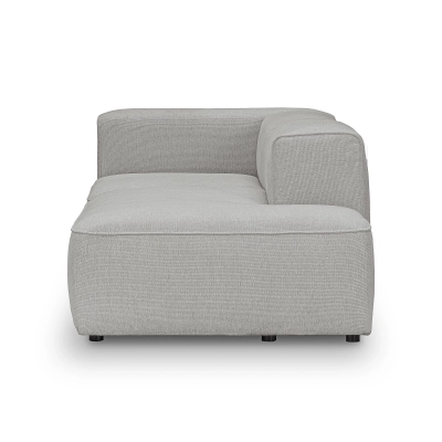 Sofa modułowa 2 osobowa 220x100 cm Luss jasnoszary szenil I MONONI.PL