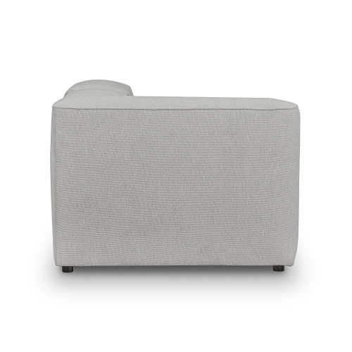 Sofa modułowa 2 osobowa 220x100 cm Luss jasnoszary szenil I MONONI.PL