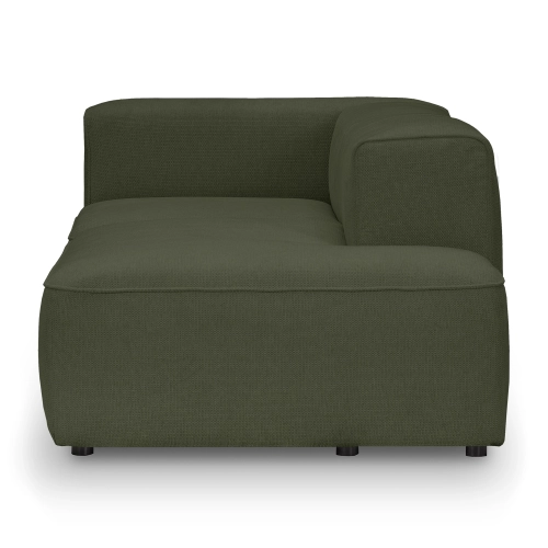 Sofa modułowa 2 osobowa 220x100 cm Luss oliwkowy szenil I MONONI.PL