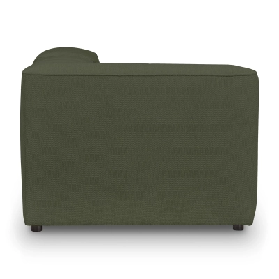 Sofa modułowa 2 osobowa 220x100 cm Luss oliwkowy szenil I MONONI.PL