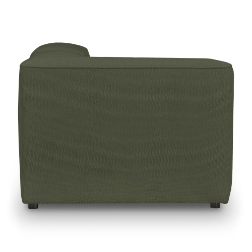 Sofa modułowa 2 osobowa 220x100 cm Luss oliwkowy szenil I MONONI.PL
