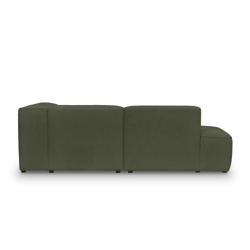 Sofa modułowa 2 osobowa 220x100 cm Luss oliwkowy szenil I MONONI.PL