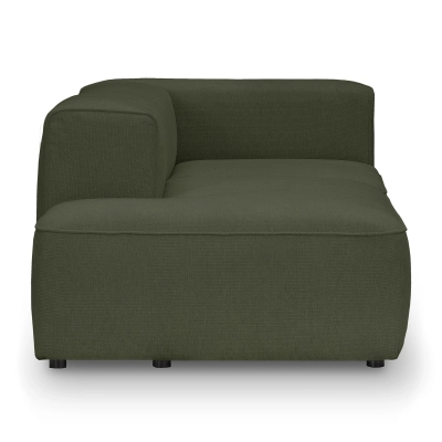Sofa modułowa 2 osobowa 220x100 cm Luss oliwkowy szenil I MONONI.PL
