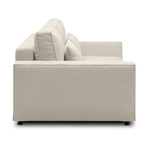 Sofa z funkcją spania  251x119 cm Moyo jasnobeżowy boucle I MONONI.PL
