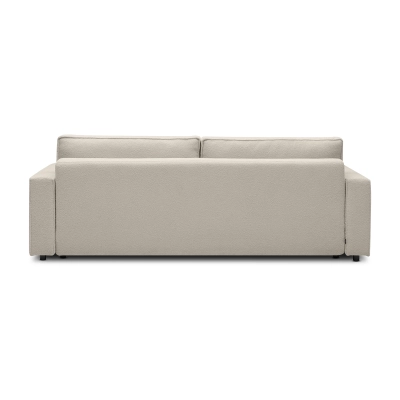 Sofa mit Schlaffunktion 251x119 cm Moyo hellbeige boucle I MONONI.PL