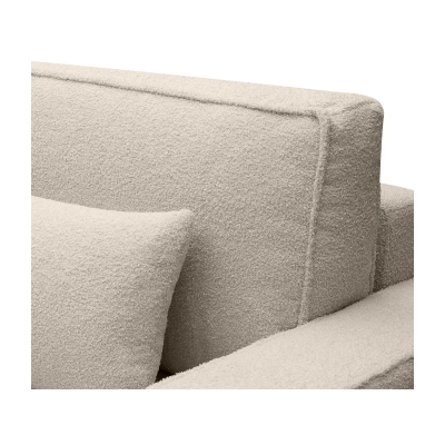 Sofa z funkcją spania  251x119 cm Moyo jasnobeżowy boucle I MONONI.PL