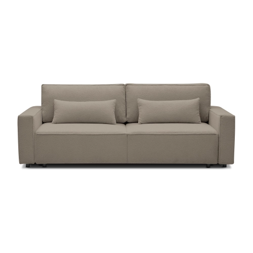 Sofa mit Schlaffunktion 251x119 cm Moyo coffee boucle I MONONI.PL
