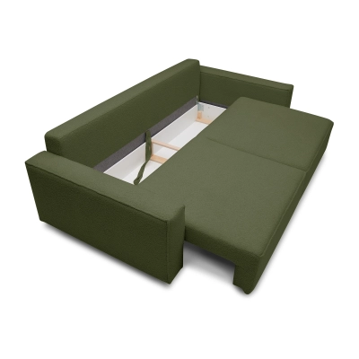 Sofa mit Schlaffunktion 251x119 cm Moyo olivgrün I MONONI.PL