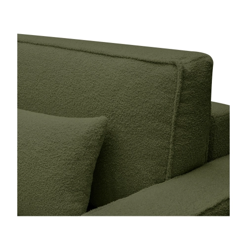 Sofa z funkcją spania 251x119 cm Moyo oliwkowa zieleń I MONONI.PL