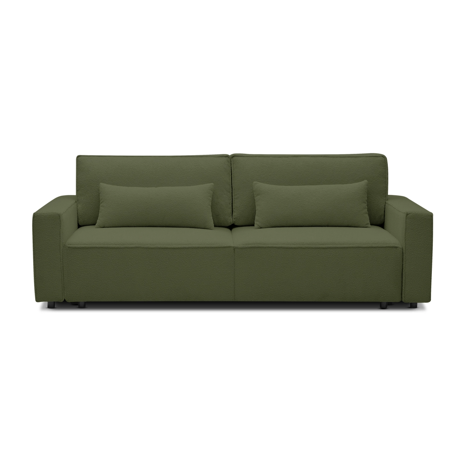 Sofa mit Schlaffunktion 251x119 cm Moyo olivgrün I MONONI.PL