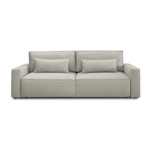 Sofa z funkcją spania 251x119 cm Moyo jasnoszary dzianina | MONONI.PL
