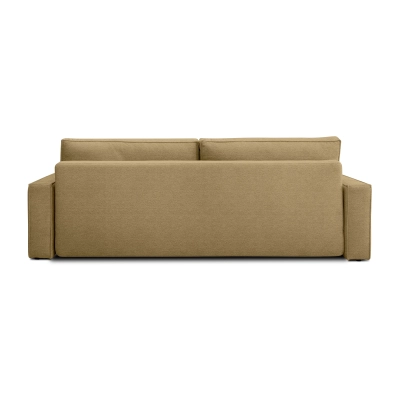 Sofa z funkcją spania 251x119 cm Moyo musztardowa dzianina | MONONI.PL