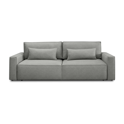 Sofa mit Schlaffunktion 251x119 cm Moyo grau gestrickt | MONONI.PL