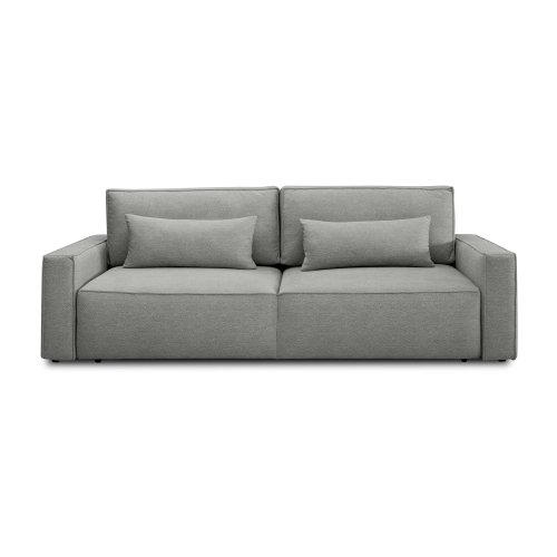 Sofa z funkcją spania 251x119 cm Moyo szary dzianina | MONONI.PL