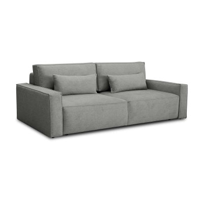 Sofa z funkcją spania 251x119 cm Moyo szary dzianina | MONONI.PL