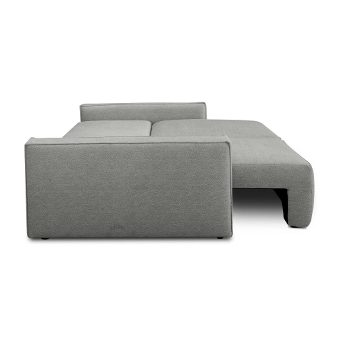 Sofa z funkcją spania 251x119 cm Moyo szary dzianina | MONONI.PL
