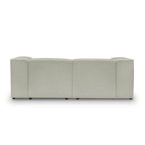 Narożnik Luss 220x160 cm Luss jasnoszara plecionka| MONONI.PL