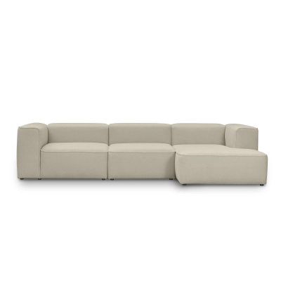 Großes modulares Ecksofa 320x160 cm Luss hellbeige boucle | MONONI.PL