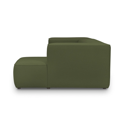 Modulares Ecksofa 320x160 cm Luss olive boucle | MONONI.PL
