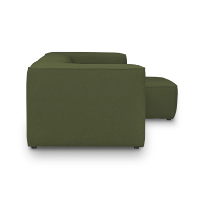 Modulares Ecksofa 320x160 cm Luss olive boucle | MONONI.PL