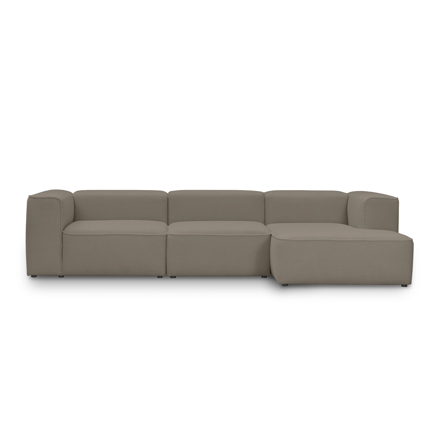 Modulares Ecksofa 320x160 cm Luss coffee boucle |MONI.PL