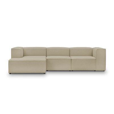 Modulare Ecke 320x160 cm Luss geflochten beige I MONONI.PL