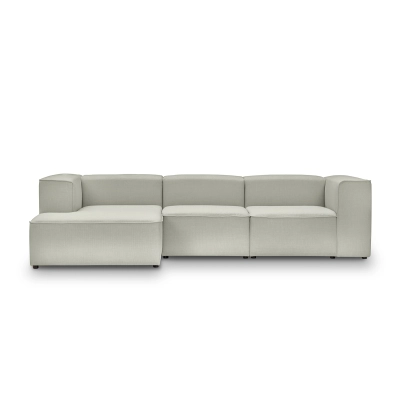 Narożnik modułowy  320x160 cm Luss jasnoszara plecionka I MONONI.PL