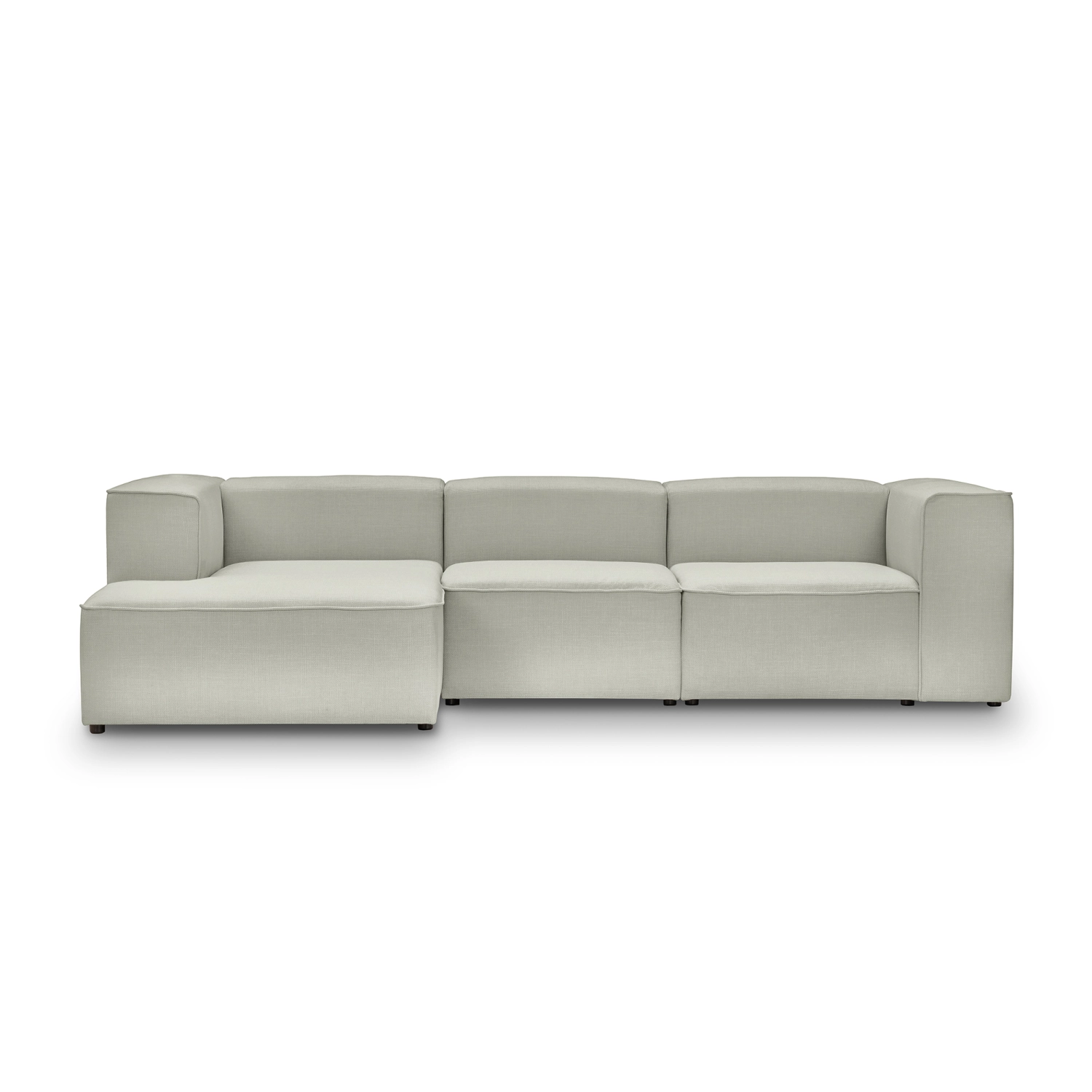 Narożnik modułowy  320x160 cm Luss jasnoszara plecionka I MONONI.PL