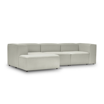 Modulares Ecksofa 320x160 cm Luss hellgrau kariert I MONONI.PL