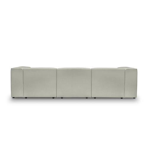 Modulares Ecksofa 320x160 cm Luss hellgrau kariert I MONONI.PL