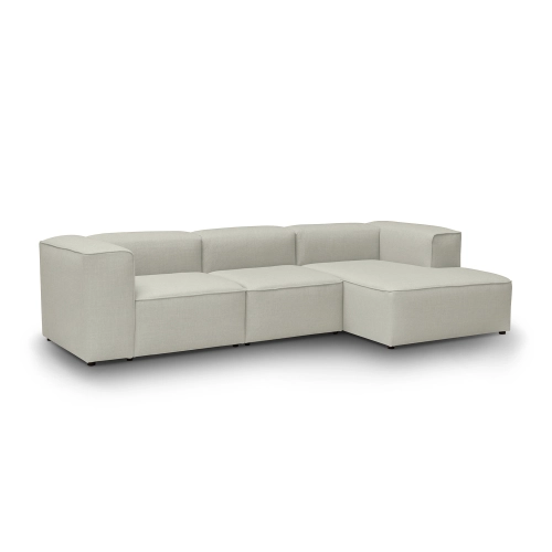 Narożnik modułowy  320x160 cm Luss jasnoszara plecionka I MONONI.PL