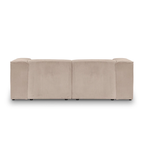 Kleines modulares Sofa 240x100 cm Luss beige Kord I MONONI.PL