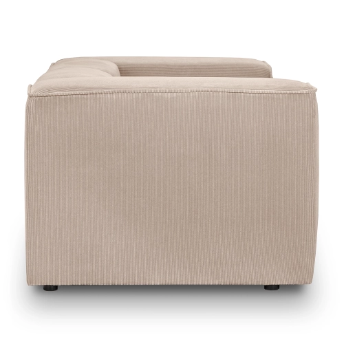 Mała sofa modułowa 240x100 cm Luss beżowa sztruks I MONONI.PL