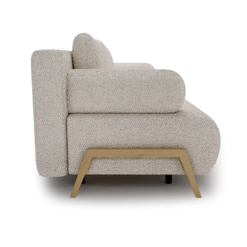 Sofa mit Schlaffunktion Chillo 215x105 cremebeige | MONONI.PL
