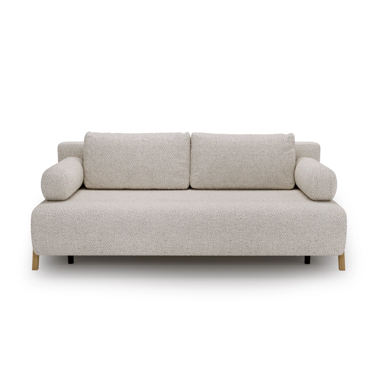 Sofa z funkcją spania Chillo 215x105 śmietankowy beż | MONONI.PL
