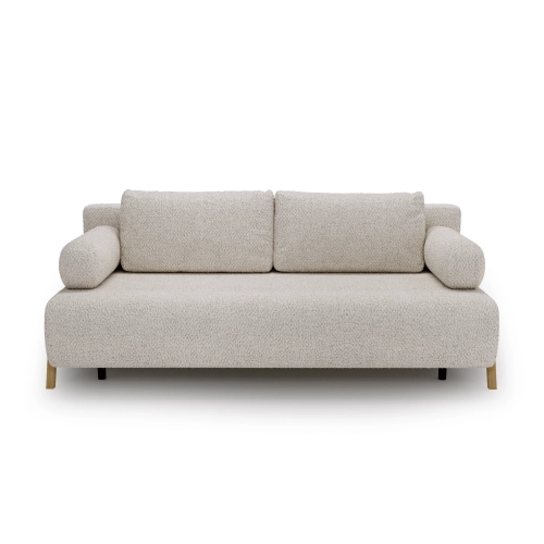 Sofa z funkcją spania Chillo 215x105 śmietankowy beż | MONONI.PL