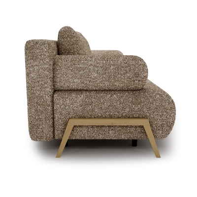Sofa z funkcją spania Chillo 215x105 beżowa boucle | MONONI.PL