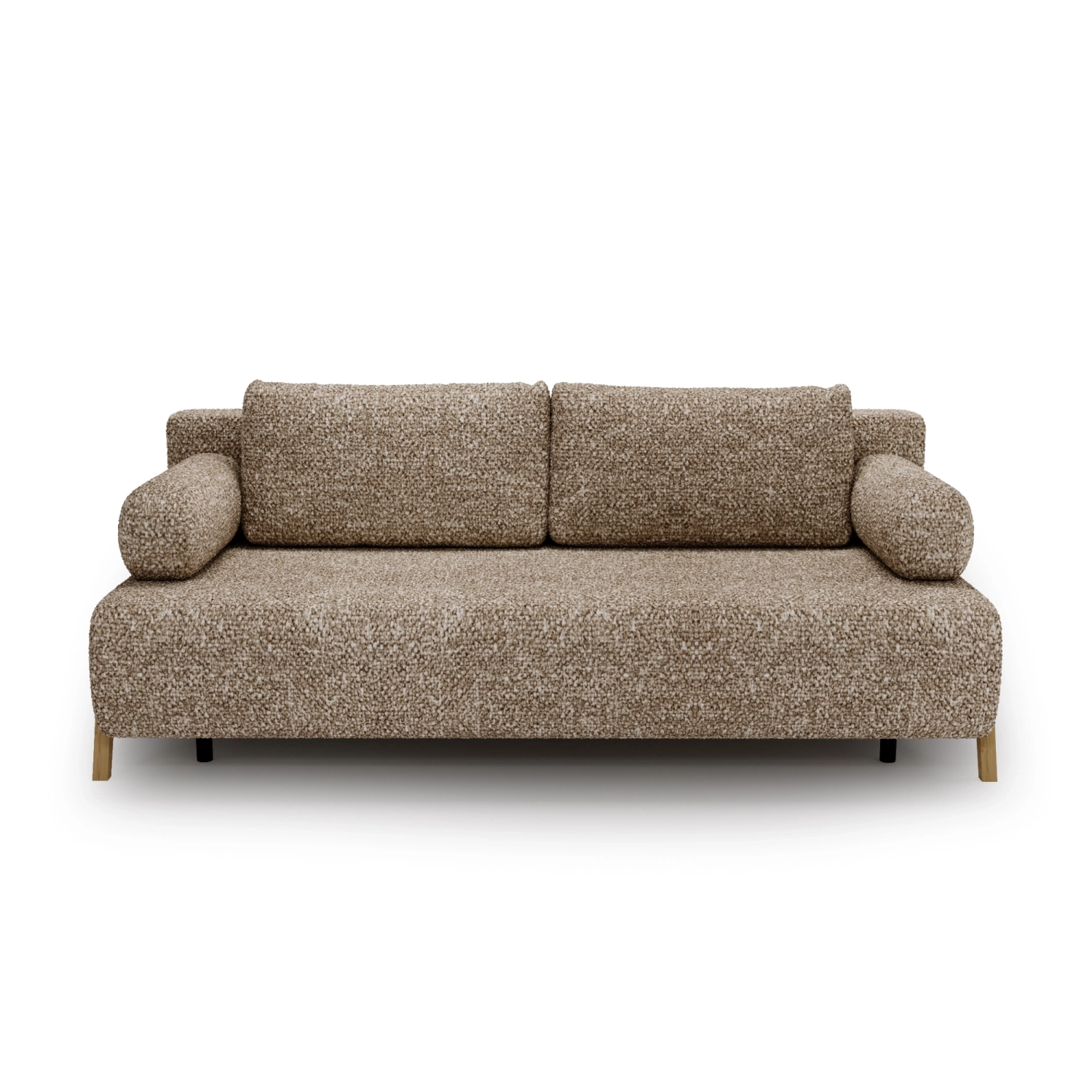 Sofa mit Schlaffunktion Chillo 215x105 beige boucle | MONONI.PL