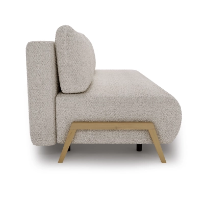 Sofa z funkcją spania Chillo 215x105 śmietankowy beż | MONONI.PL