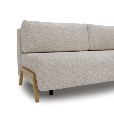 Sofa z funkcją spania Chillo 215x105 śmietankowy beż | MONONI.PL