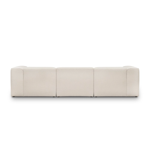 Narożnik śmietankowy beż modułowy 320x160 cm Luss boucle |MONONI.PL